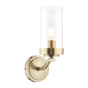 Joseph Antique Brass with Glass Wall Light